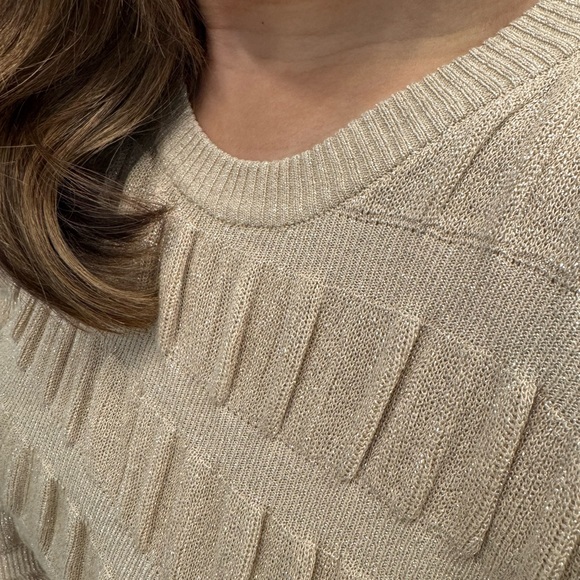 Current Air Metalic Puff MIDI Dress - Picture 5 of 9